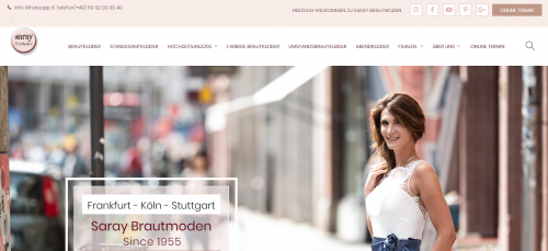 Firmenprofil von: Hochzeitsmode in Köln für den schönsten Tag im Leben: Saray Brautmoden