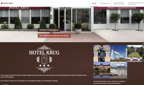 Firmenprofil von: Schluss mit der Hotelsuche – Hotel Krug in Bonn
