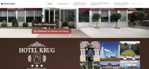 Firmenprofil von: Hotel Krug: Komfortable Hotelzimmer in Bonn-Poppelsdorf