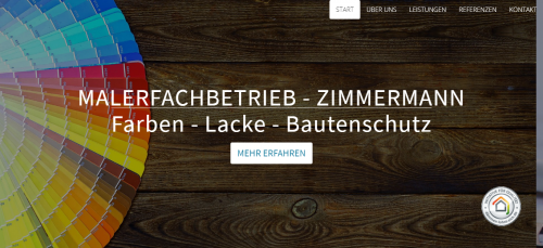 Firmenprofil von: Malerfachbetrieb Zimmermann bei Freiburg bringt frischen Wind in Ihr Zuhause
