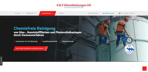Firmenprofil von: Professionelle Krankenhausreinigung in Gronau: K & V Dienstleistungen UG