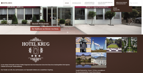 Firmenprofil von: Tolle Schlafmöglichkeiten in Bonn: Hotel Krug