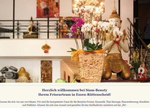 Firmenprofil von: Siam-Beauty in Essen-Rüttenscheid: Wellness und Thai-Massagen