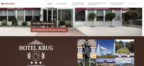 Firmenprofil von: Günstige Übernachtungen im Hotel Krug in Bonn