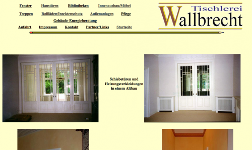 Firmenprofil von: Tischlerei Wallbrecht in Sarstedt