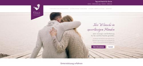 Firmenprofil von: Bestattungshaus Klaus in Weißenfels – Vertrauensvoll an Ihrer Seite