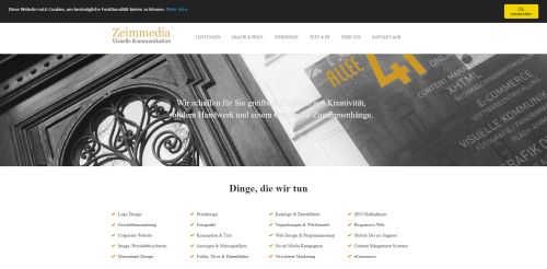 Firmenprofil von: Werbekonzept Aachen: Visuelle Kommunikation mit Zeimmedia 