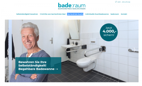 Komfortabel Duschen und Baden in Nürnberg