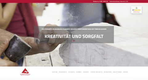 Präzise Natursteinbearbeitung mit handwerklichem Anspruch in Augsburg