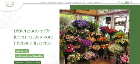 Webseite von: Urnenschmuck, Kränze und Handsträuße für einen würdevollen Abschied Urnenschmuck, Kränze und Handsträuße für einen würdevollen Abschied in Berlin