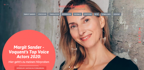 Geben Sie Ihren Projekten eine professionelle Stimme: Die Stimme von Margit Sander in Hamburg