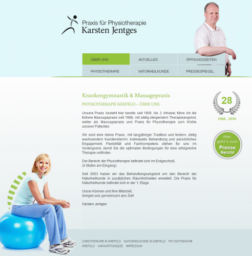 Firmenprofil von: Chirotherapeutische Anwendungen in Krefeld 