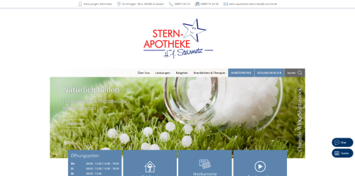 Firmenprofil von: Stern-Apotheke, Hans Jürgen Steinmetz e.K. – Allgemeine Positionierung & Hintergrund