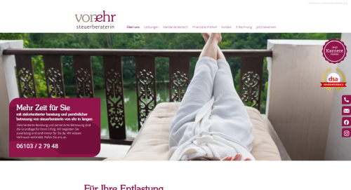 Firmenprofil von: Ihre Steuerberaterin Roswitha von Ehr in Langen